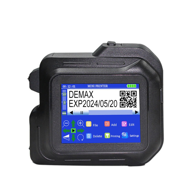Mini Handheld Portable Inkjet Label Printer with Fast Dry Ink for Date & Expiry Printing