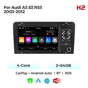 Écran audio de voiture MEKEDE H2 H4 H6, écran de voiture, Car-play, multimédia, DVD, <span class=keywords><strong>navigation</strong></span>, 7 pouces pour <span class=keywords><strong>Audi</strong></span> A3 S3 RS3 2003-2012 - Product Image 2
