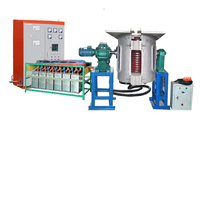 Sicherer Metall-Elektroinduktionsschmelzofen für Kupfererz, Titan, Antimon, 50 kW, 1200°C, 700 Grad, 1500 Grad