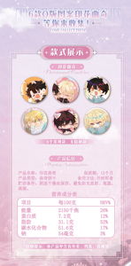 3 Scatole all'ingrosso Anime Kuaikan "The Fallen Merman" Serie Deep Sea Sweet <span class=keywords><strong>Dreams</strong></span> Biscotti Stampati Giocattolo Alimentare Blind Box Scatola da Collezione - Product Image 4
