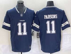 Jersey Dallas Cowboys Berkualitas Tinggi 2025/26 Set Jersey Sepak Bola Amerika untuk Pria # 11 Mikah Parsons - Product Image 4