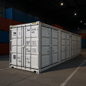 Contenedor de envío Tmg de 40 pies High Cube, 73 metros cúbicos, 4 puertas laterales para almacenamiento de carga y equipos - Product Image 2