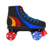 Patins à roulettes Quad élégants avec 4 roues, parfaits pour un glissement en douceur et un confort