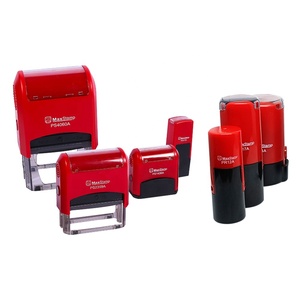 Timbro fai da te fornisce <span class=keywords><strong>2</strong></span> colori maniglia in gomma logo personalizzato auto inchiostro timbro materiale in bianco per la realizzazione di francobolli - Product Image 3