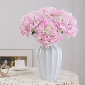 <b>Hydrangea</b> <b>Artificial</b> <b>Flower</b> Green Plastic Silk High Simulation Home Decoration Wedding Props - Product Image 3