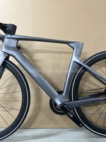 Vélo de route en fibre de carbone aérodynamique R10pro 700C, 22 vitesses, frein à disque hydraulique, vélo de course, guidon intégré, axe traversant, 9,3 kg
