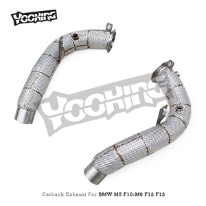 ตัวหุ้มฉนวนกันความร้อน OBM ท่อระบายความร้อนแบบท่อระบายความร้อนสำหรับ F10 M6รถ BMW F06 F13 2012-2016 4.4TT ฉนวนกันความร้อนท่อระบายไอเสียไร้ประสิทธิภาพ - Product Image 5