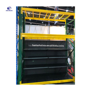 Étagères de stockage industrielles CE/ISO9001, rayonnages de stockage robustes pour entrepôt, rayonnages en acier empilables avec grille - Product Image 1