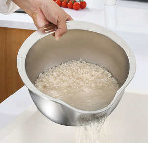 Cesta de Almacenamiento de Alimentos Multifuncional de Acero Inoxidable, Diseño Innovador, Portátil, Ecológica, 24x13.5cm, Resistente a la Oxidación - Product Image 6