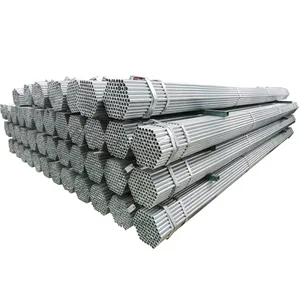 Comprimento padrão 1/2 polegadas tubulação de aço redondo pré-galvanizado tubo/tubo