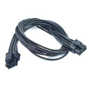 Câble d'alimentation 40cm/60cm 16AWG PSU ATX CPU 8 broches mâle vers CPU 8(4+4) broches pour Corsair Type4 RM850 RM750x RM850x SF750 <span class=keywords><strong>HX850</strong></span> Platinum - Product Image 3