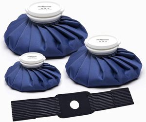 Compresa de Hielo Reutilizable para Lesiones, Compresa de Agua Caliente, para Tratamiento Frío y Caliente y Alivio del Dolor, con Funda, Bolsa de Compresión Elástica - Product Image 1