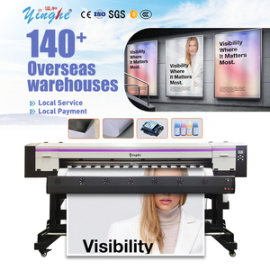 YH 1900C Industrial Digital Inkjet Large Format <b>Printer</b> XP600 Eco Solvent <b>Printer</b> Banners Tarpaulin Vinyls Printing Machine - Product Image 1