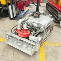 Robot autopropulsé de nettoyage de boues de canalisations sous-marines, robot déboucheur de canalisations combiné sur chenilles pour l'inspection des conduites