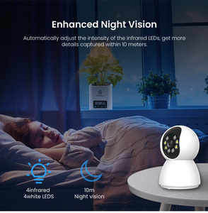 2025 Giá Rẻ 3MP Ai Phát Hiện Đầy Màu Sắc Tầm Nhìn Ban Đêm H265 An Ninh Máy Ảnh 512G TF Thẻ Hai Cách Âm Thanh Cuộc Gọi Video NVR Bộ Nhớ Thẻ - Product Image 2