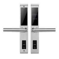 Cerradura Electrónica Europea Delgada para Hoteles con Software de Gestión Gratuito para PC, Ideal para Hoteles y Apartamentos de Lujo