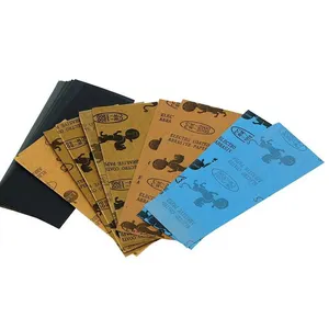 Oxide Abrasive Sandpaper Sanding Paper Sheet Latex Backing Aluminum Polishing & Grinding Wet & Dry Black Hc-sz- 60# 60#-3000#