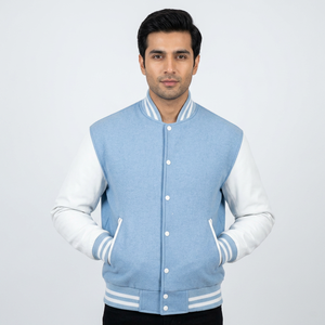 Chaqueta de Béisbol de Lana para Hombre, Estilo Letterman, Cómoda, de Alta Calidad, Superventas para Invierno 2025 - Product Image 1