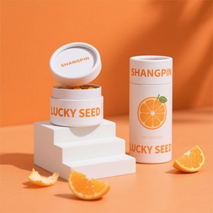 Emballage en tube de papier recyclable pour chocolats festifs, boîte personnalisée pour bonbons de Noël, tube en carton pour bonbons gélifiés, pilules, capsules, boîte de rangement - Product Image 2