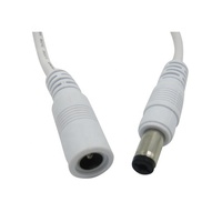 AOHUA 5,5mm * 2,1mm 5,5*2,5mm rápido DC macho hembra enchufe conector de Cable de alimentación