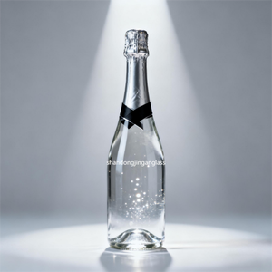 Bouteille en verre de logo haletant d'écran réutilisable de Champagne personnalisé de luxe de 750ml avec la bouteille de joint pour le Gin de <span class=keywords><strong>rhum</strong></span> de tequila de champagne - Product Image 6