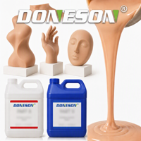 Silicone liquide souple réaliste pour le corps humain, série DSA-42XX A/B, silicone de moulage à durcissement à température ambiante 1:1