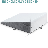 Ortho pä disches Bettkeil kissen mit Memory Foam Top zum Schlafen