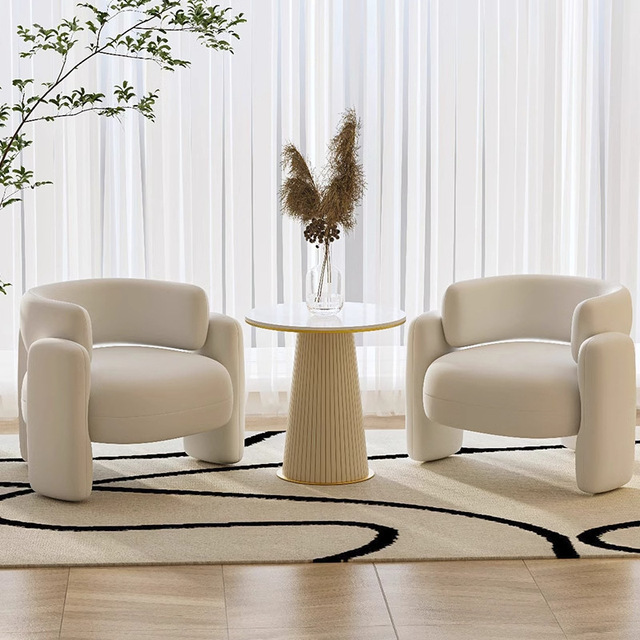 Customizable Modern Luxury Single Sofa Chair for Home Office or Bar Leisure Living Room Furniture
