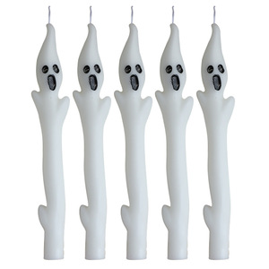 New 25CM Halloween Ghost <b>Stick</b> Candle 10inch Long <b>Stick</b> Candle Party Decoration Cross-Border Handmade Creative <b>Scented</b> Candle - Product Image 5