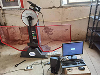 Testeur d'impact Charpy semi-automatique professionnel à pendule métallique avec affichage numérique 150J 300J