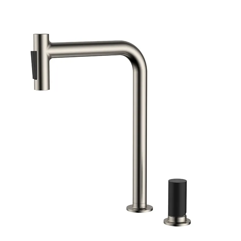 Good quality single 2 holes sink upc kitchen faucet  solid copper ceramic valve deck mounted sink upc kitchen faucet