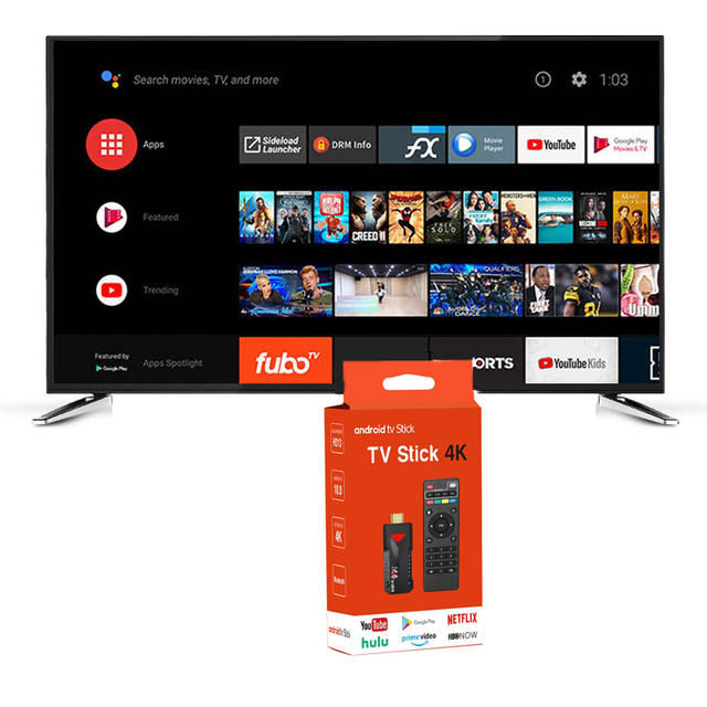 Fire Tv Stick Allwinner H313 1GB RAM 8GB ROM Android 10.0 Os 4K Mini Tv Stick
