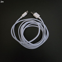 Cables USB a USB Tipo C de 4 Núcleos, con Estructura de 2 m, Recubiertos de Tela Trenzada de Colores Macaron