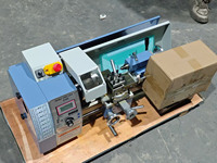Tour horizontal manuel 210V léger pratique pour le traitement de petites pièces Instruments industriels utilisés état 220V