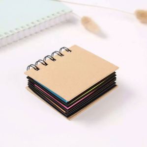 Stationery Sticky Notes Notepad School Supplies Office Winding Notebook <b>Memo</b> <b>Pad</b> Self-Adhesive - Product Image 4