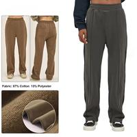 Streetwear haute qualité 365g automne hiver hommes Jogging pantalon Baggy personnalisé grande taille coton pantalons de survêtement