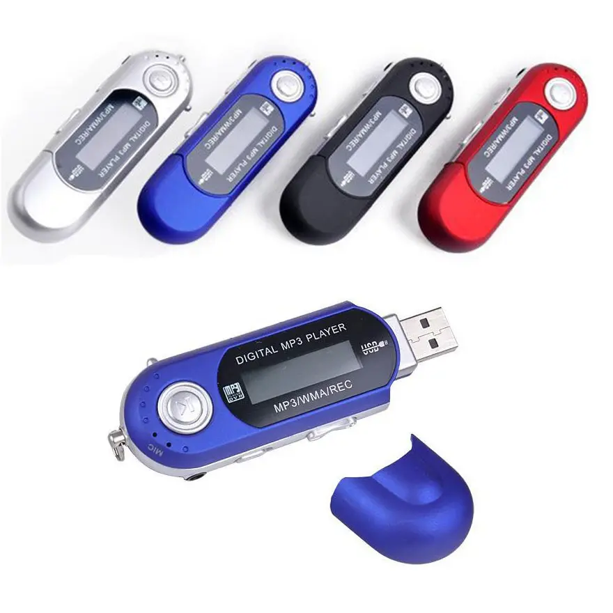 2021 Großhandel günstigen Preis Mini USB Flash Auto Digital MP3-Player AAA Batterie MP3