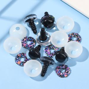 Nouvelles <span class=keywords><strong>Yeux</strong></span> <span class=keywords><strong>de</strong></span> <span class=keywords><strong>Sécurité</strong></span> en Plastique 3D Scintillants pour Jouets, Amigurumi, Poupées en <span class=keywords><strong>Peluche</strong></span>, <span class=keywords><strong>Yeux</strong></span> pour Poupées Animaux Mixtes 14/16/18/20/25mm - Product Image 6