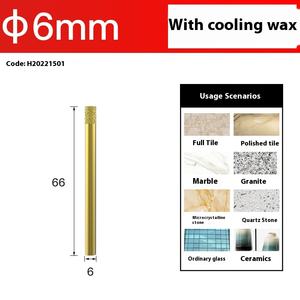 Huhao 6-60mm laiton soudure diamant noyau forets scie cloche pour verre émaillé <span class=keywords><strong>carrelage</strong></span> marbre béton céramique Cutter - Product Image 6