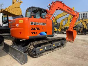 Excavadora Hidráulica Usada Hitachi ZX70 de 7 Toneladas con Diseño Innovador de Ahorro de Energía para Reparación de Carreteras Urbanas y Excavaciones - Product Image 3