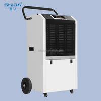 Déshumidificateur 156L de qualité commerciale avec technologie LGR Déshumidificateur pour la restauration des dégâts d'eau