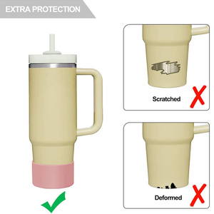Silicone chai khởi động chống trượt tay áo dưới bảo vệ cho 30 oz 40 Oz Stanley <span class=keywords><strong>hydroflask</strong></span> Tumbler - Product Image 4