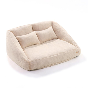 Niedliches Design Superweicher Umweltfreundlicher Polyester Bedrucktes Muster Abnehmbarer Waschbarer Bezug Winter Komfortables Hunde- und Katzenbett - Product Image 5