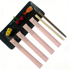 <span class=keywords><strong>Palillos</strong></span> de Bambú Ecológicos Envueltos en Papel, <span class=keywords><strong>Palillos</strong></span> Personalizados al por Mayor - Product Image 2