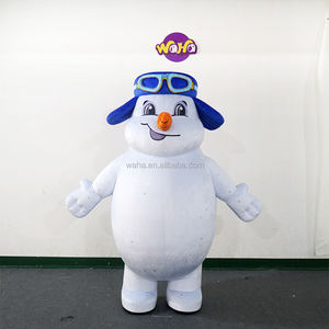 Disfraz de muñeco de nieve para caminar, juguete inflable personalizado de dibujos animados de <span class=keywords><strong>Anime</strong></span> para Navidad - Product Image 6