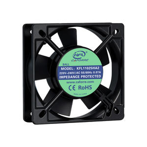 थोक मूक 110 मिमी 110x110x25 मिमी 220v 0.14a एक एसी अक्षीय शीतलन प्रशंसक, सौर इन्वर्टर - Product Image 4