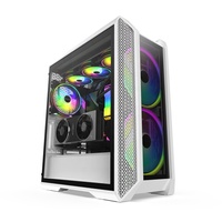 Super-ATX Full Tower Aluminum Alloy PC Gamer Case with 360 Water-Cooling Dual Panels Side Window