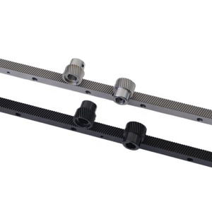 Chất lượng tốt gia công thép xoắn ốc/Thẳng bánh răng giá và bánh răng bánh răng Bộ m1.25 1.5 mô-đun cho <span class=keywords><strong>CNC</strong></span> Router - Product Image 6