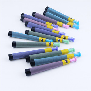 Pink Cigarette Rolling Paper <b>Smoking</b> Glass Rolled Cone Glass Filter Tip Pre-Made Rolled Cones with Silicone Plug and Filter Mesh - Product Image 4