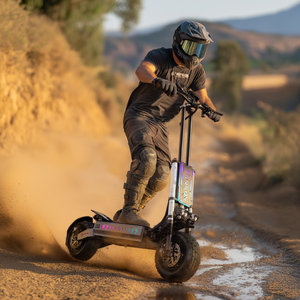 Trottinette électrique puissante APEFOX T90 à double moteur, autonomie de 100 km, déverrouillage NFC, trottinette électrique pour adultes - Product Image 5